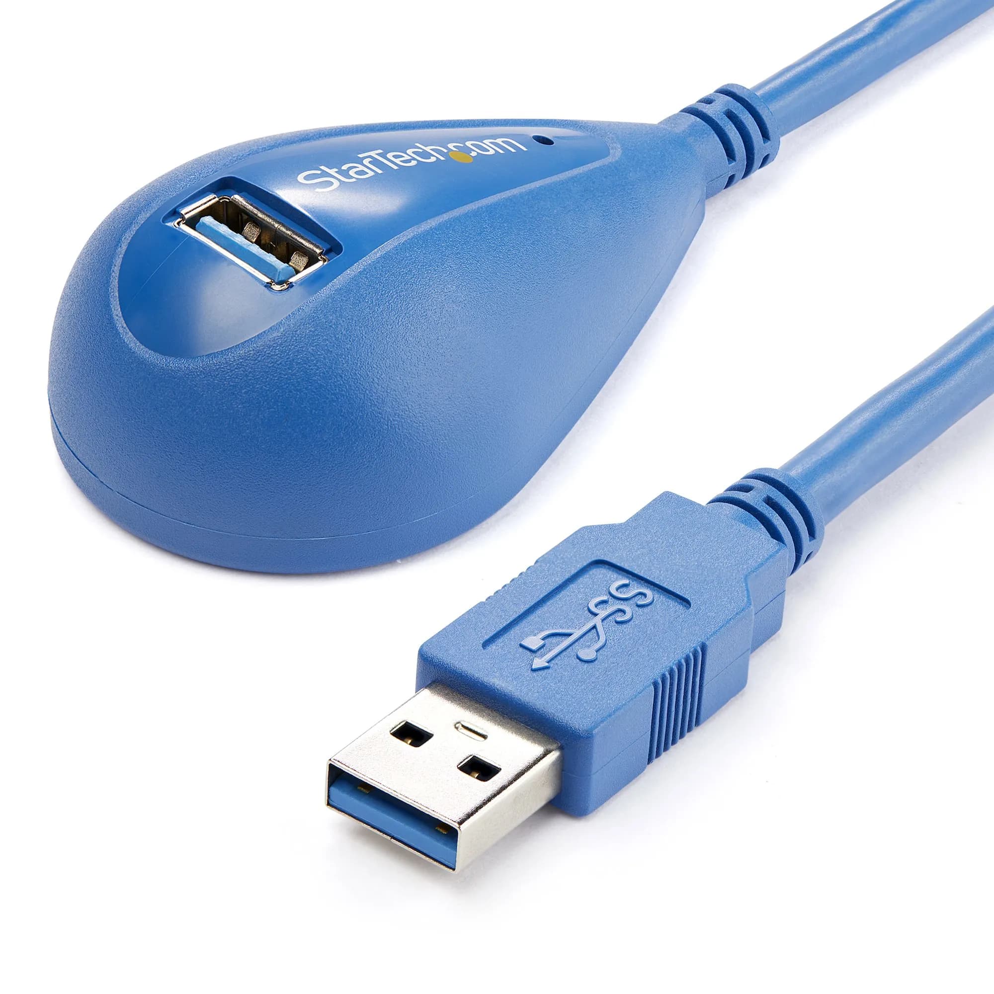 StarTech USB3SEXT5DSK USB 3.2 Gen 1 -jatkokaapeli, 1,5 m, sininen