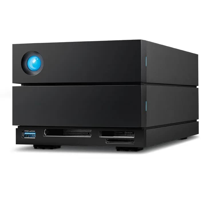 LaCie 2big Dock 48 Tt 3.5"" -pöytämallinen ulkoinen HDD, musta
