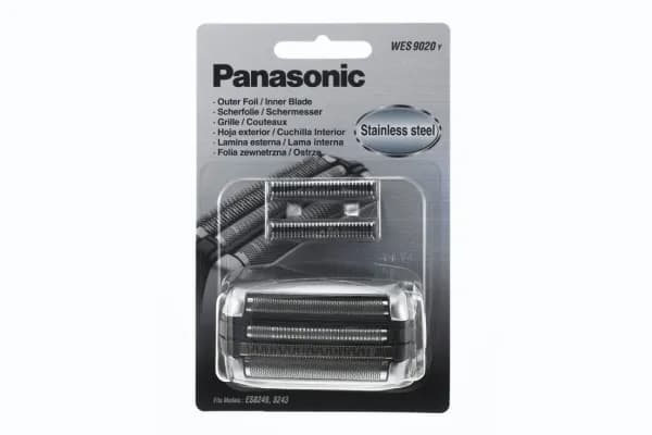 Panasonic WES9020Y1361 -vaihtoterä ja -verkko, ruostumaton teräs
