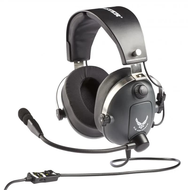 Thrustmaster T.Flight U.S. Air Force Edition -pelikuulokemikrofoni, musta