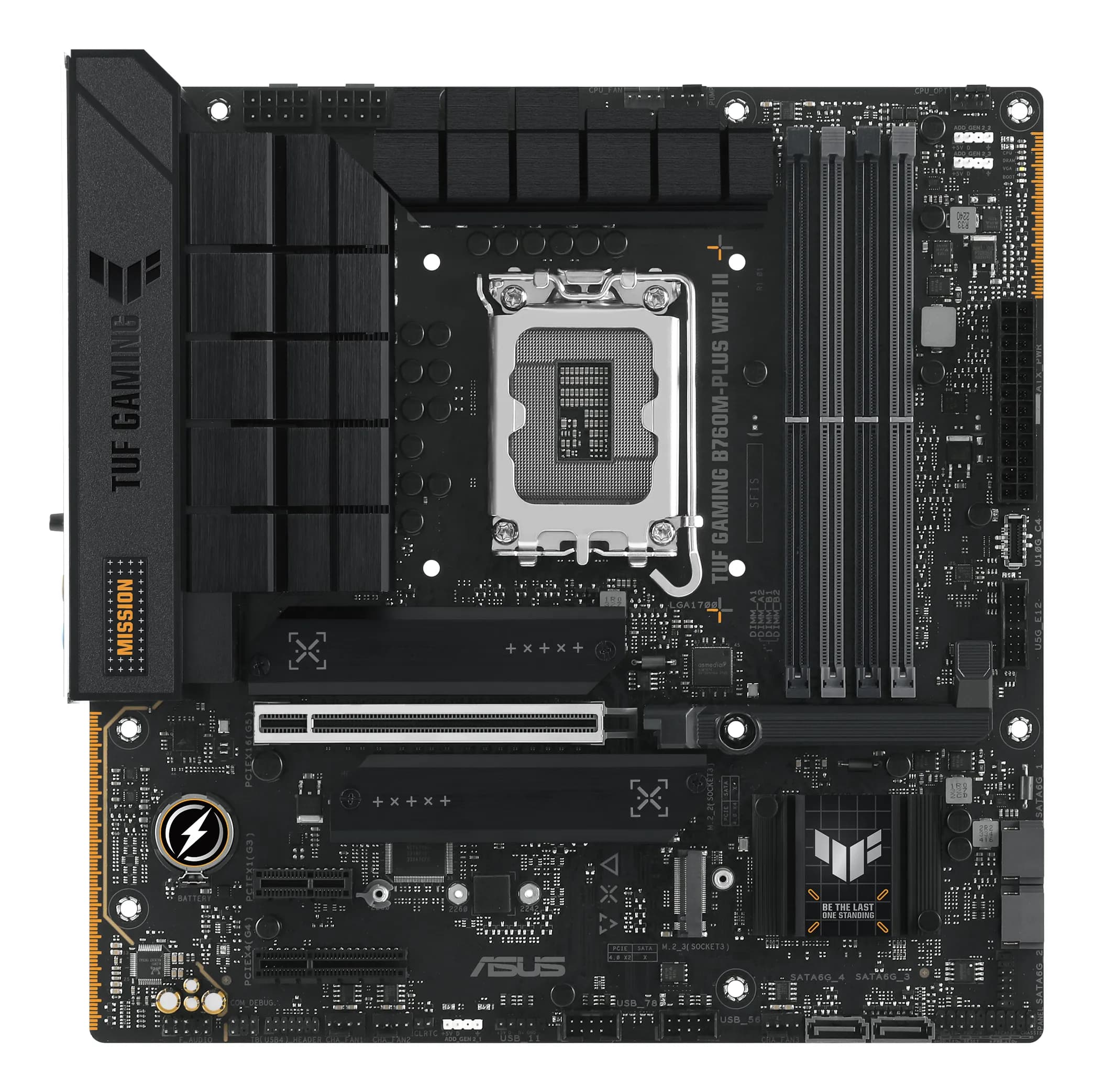 Asus TUF GAMING B760M-PLUS Wi-Fi 6E LGA1700 mATX -emolevy
