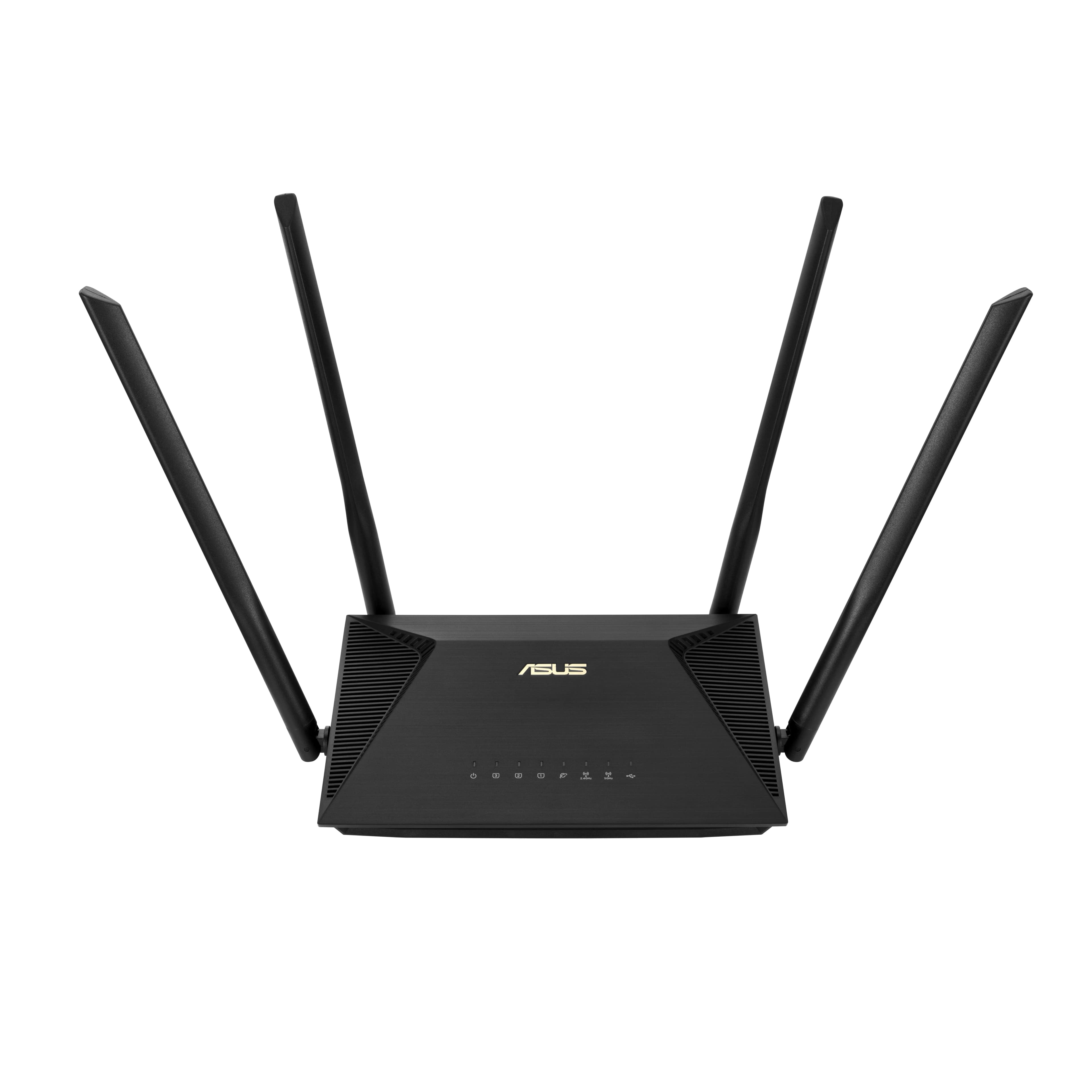 Asus RT-AX53U -reititin, Wi-Fi 6, AX1800, Dual-band, musta