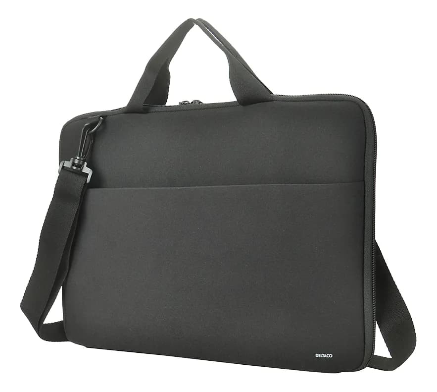 Deltaco Neoprene Laptop Sleeve -tietokonelaukku, musta, 14""