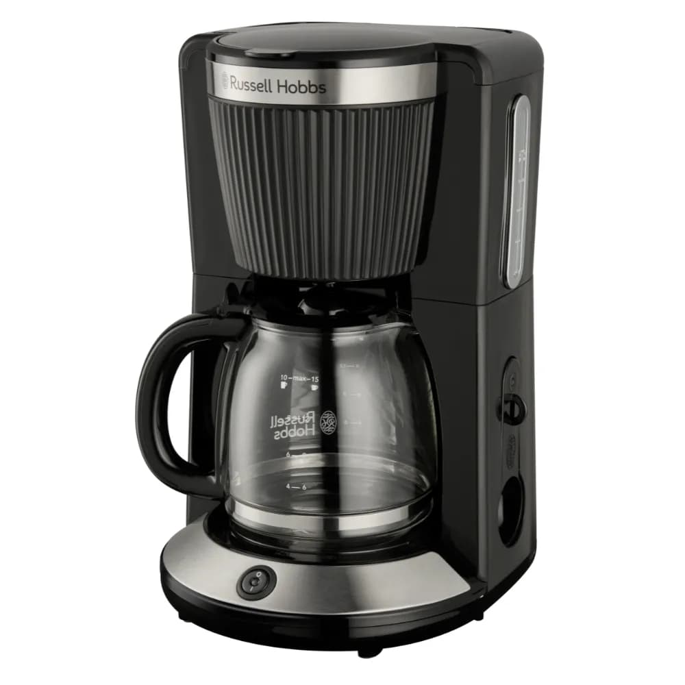 Russell Hobbs Bronté 10 kupin -kahvinkeitin, musta, hopea