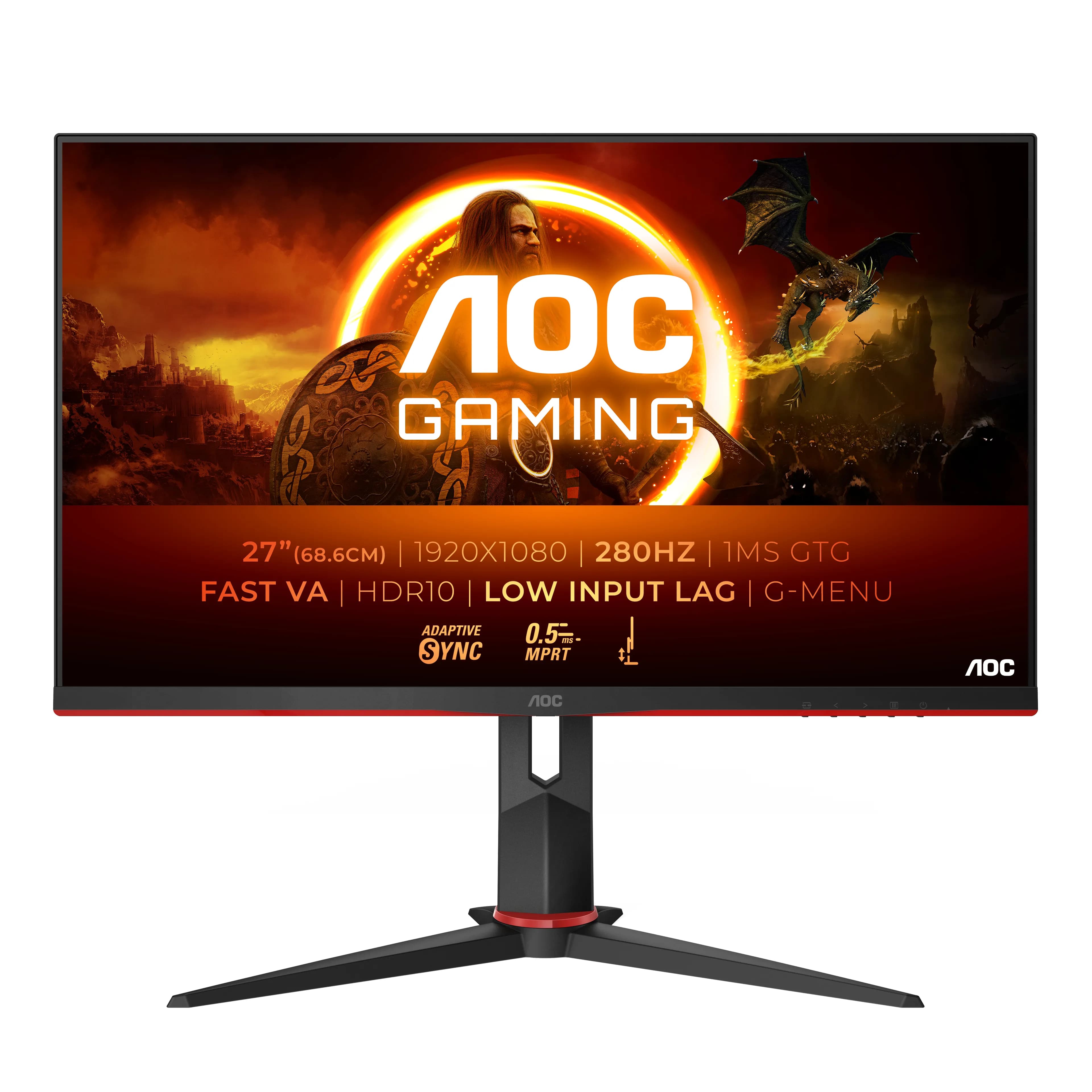 AOC 27G2ZN3/BK 27"" Full HD, Fast VA -pelinäyttö