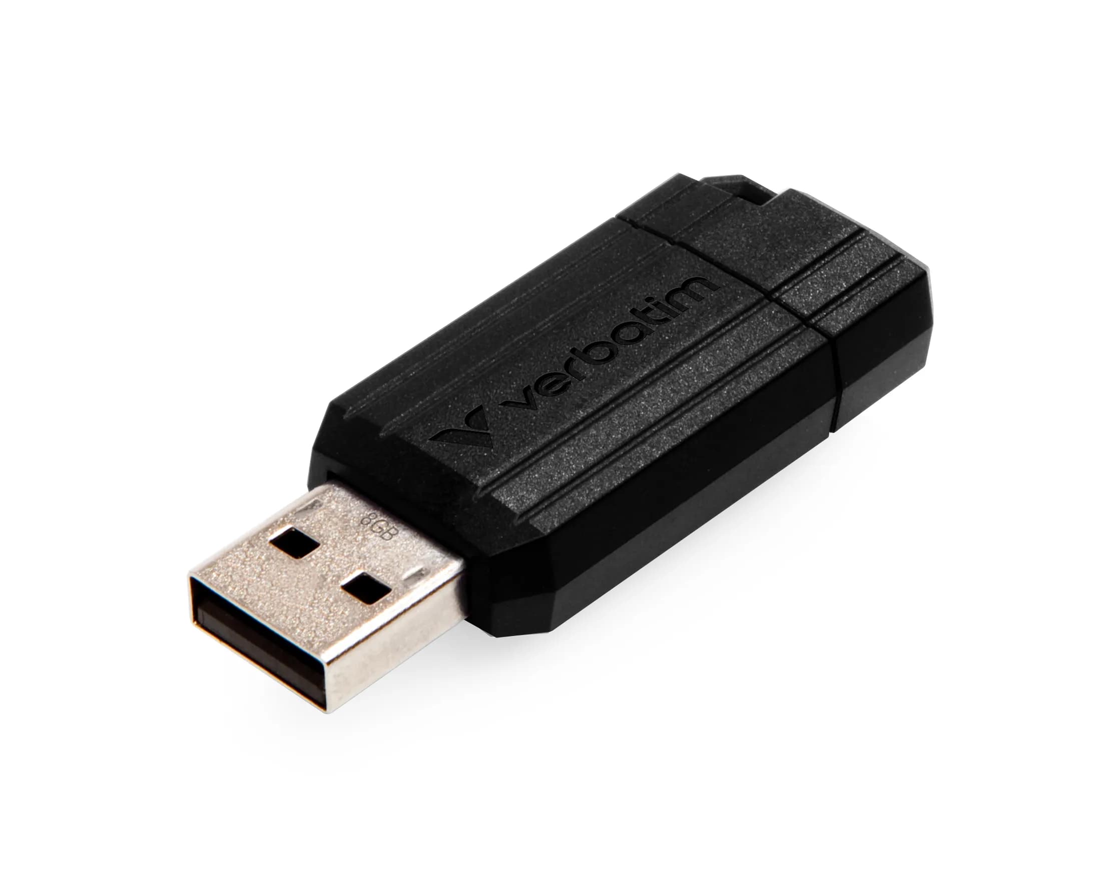 Verbatim Store "n" Go PinStripe USB 2.0 8 Gt -muistitikku, musta