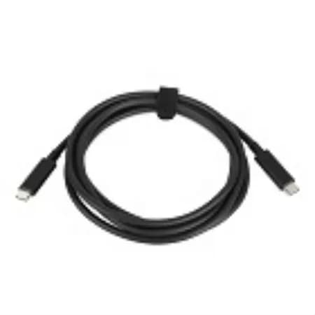 Lenovo USB-C -kaapeli, 60 W, 2 m, musta