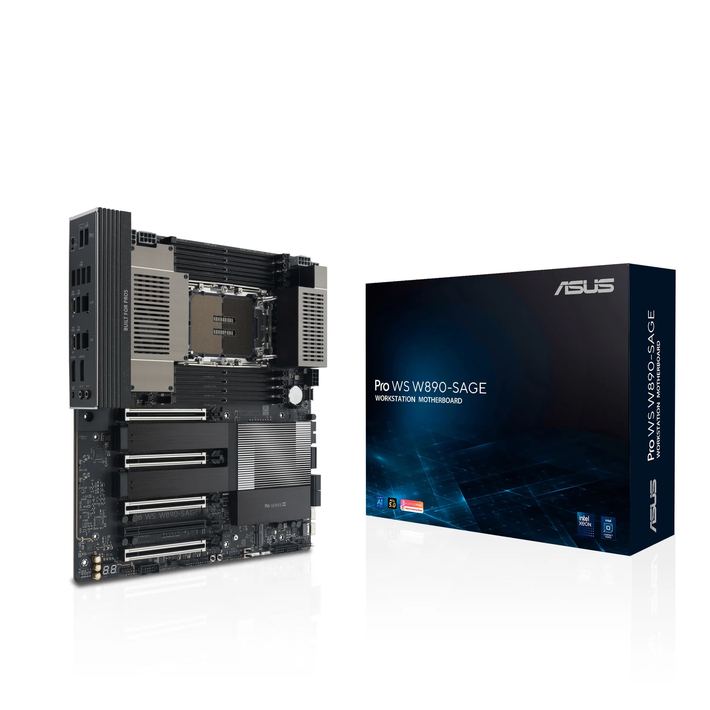 Asus Pro WS W890E-SAGE SE WiFi LGA4710-2 EEB-emolevy