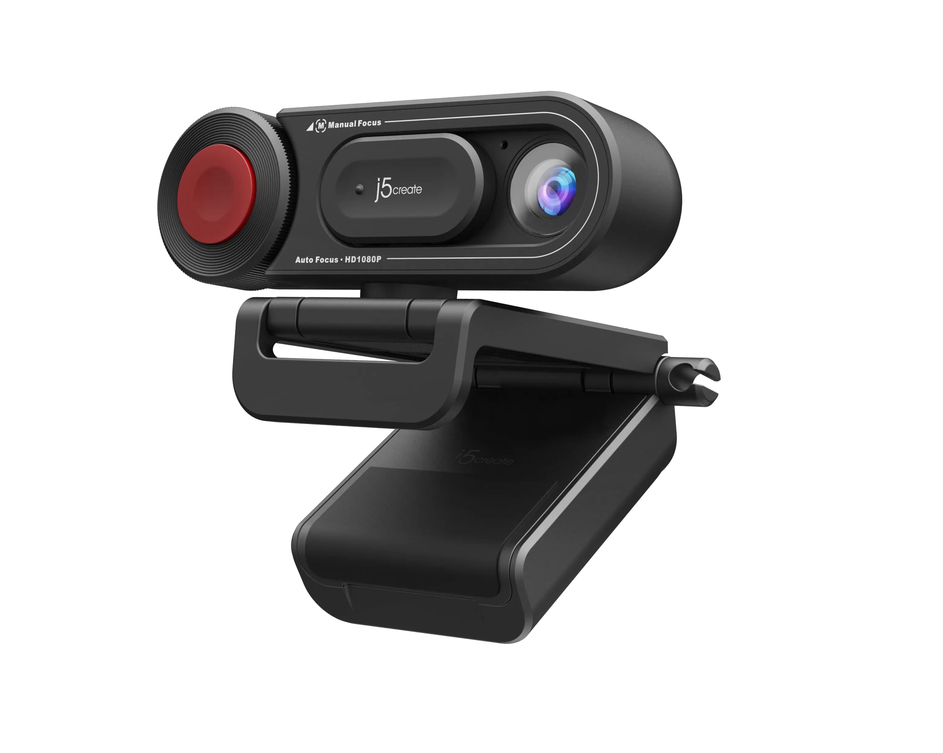 j5create JVU250-N Full HD 1080p, automaattitarkennus -webkamera + dokumenttikamera ja yksityisyyssuoja, musta