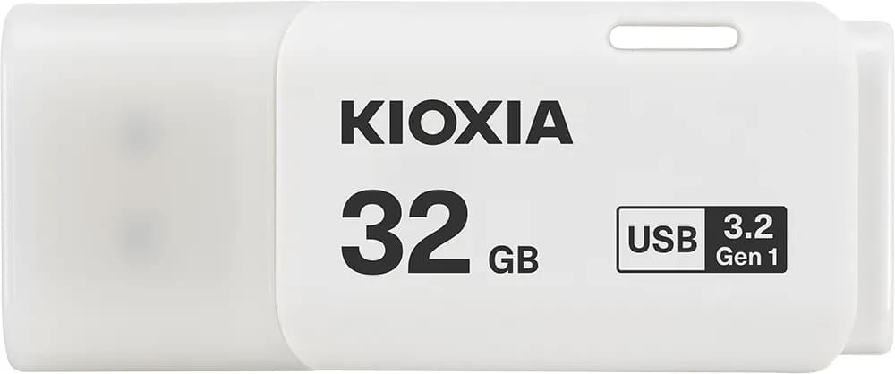 Kioxia TransMemory U301 USB 3.2 Gen 1 32 Gt -muistitikku, valkoinen