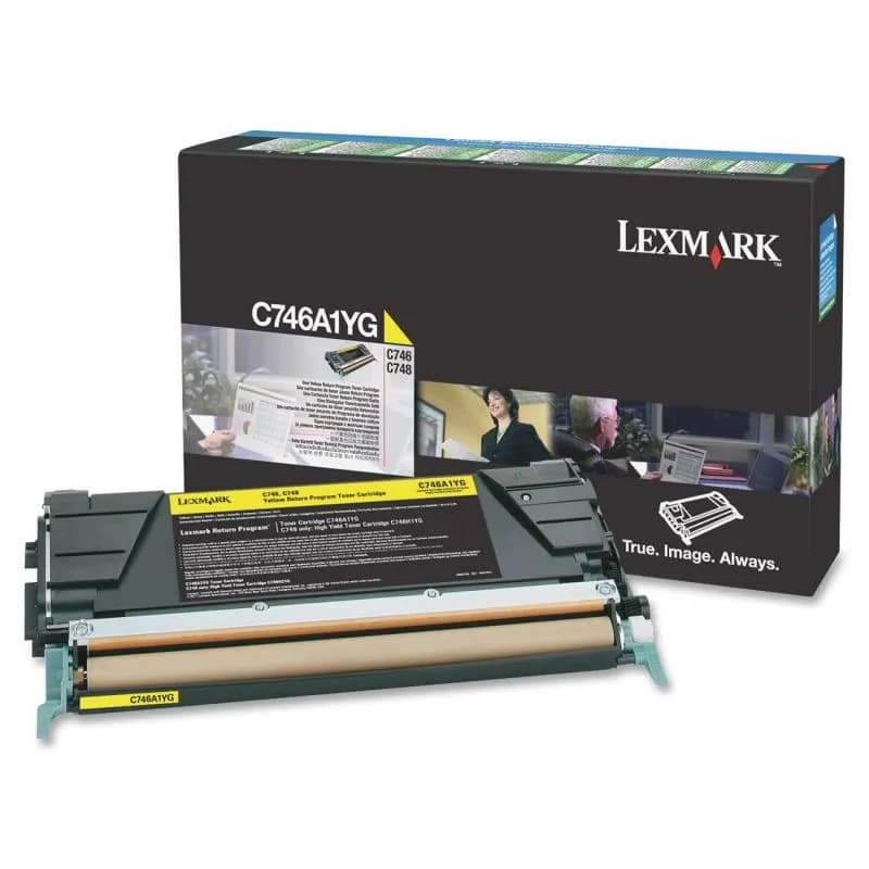 Lexmark C746/C748 -laservärikasetti, keltainen