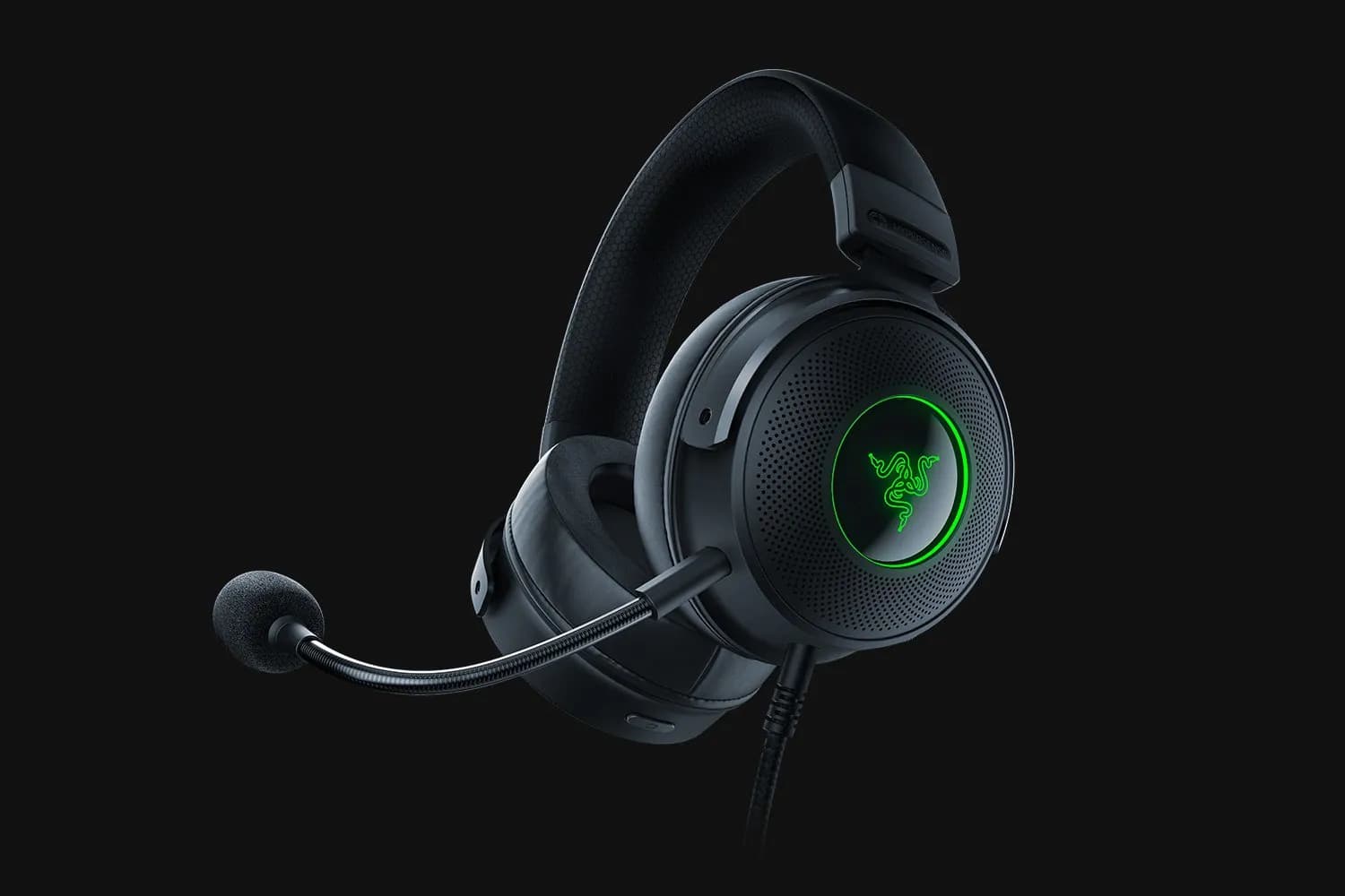 Razer Kraken V3 Hypersense -pelikuulokemikrofoni, musta