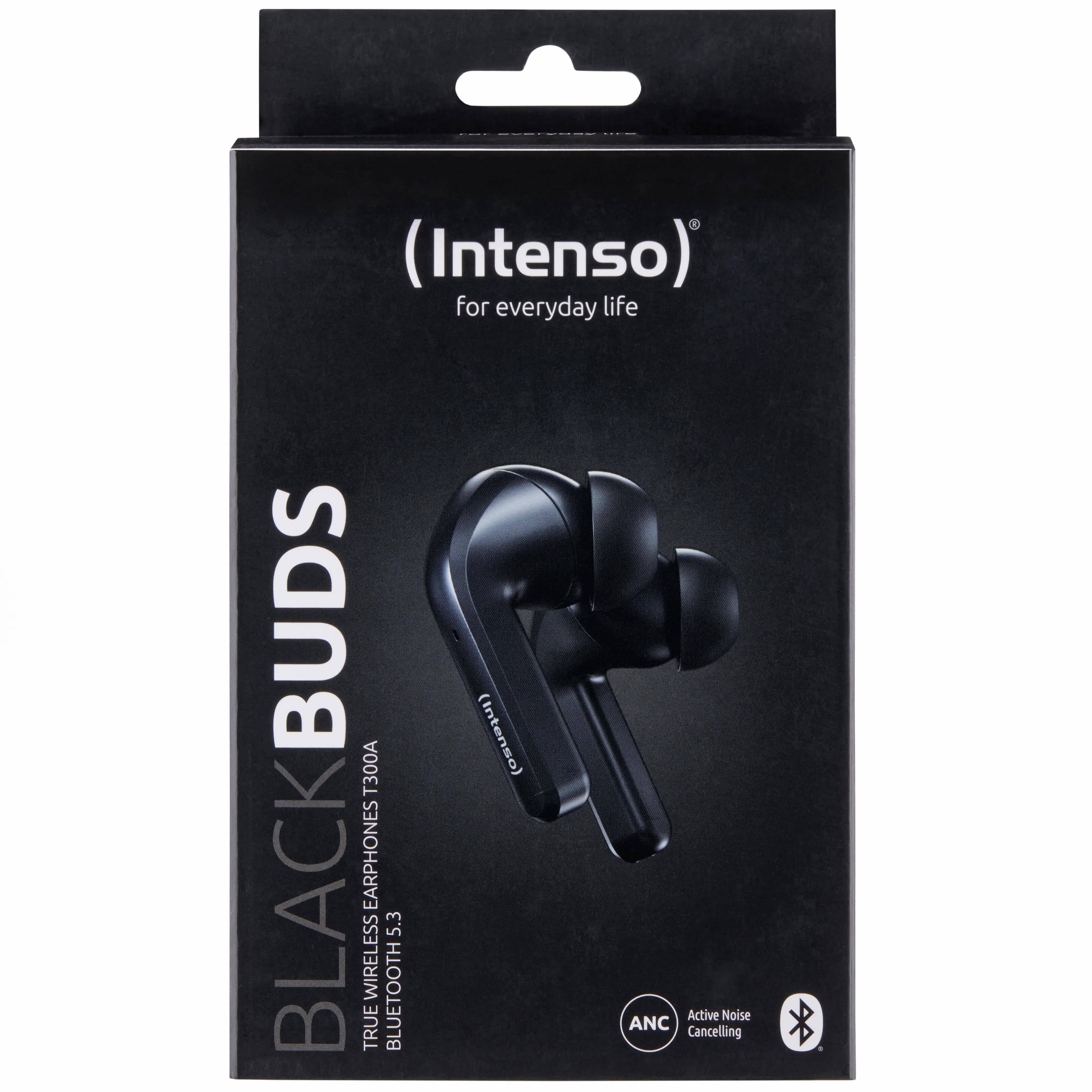 Intenso Buds T300A -langattomat nappikuulokkeet, musta