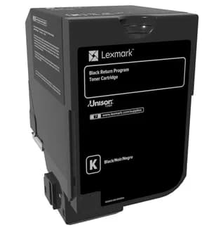 Lexmark 74C20K0-laservärikasetti, musta