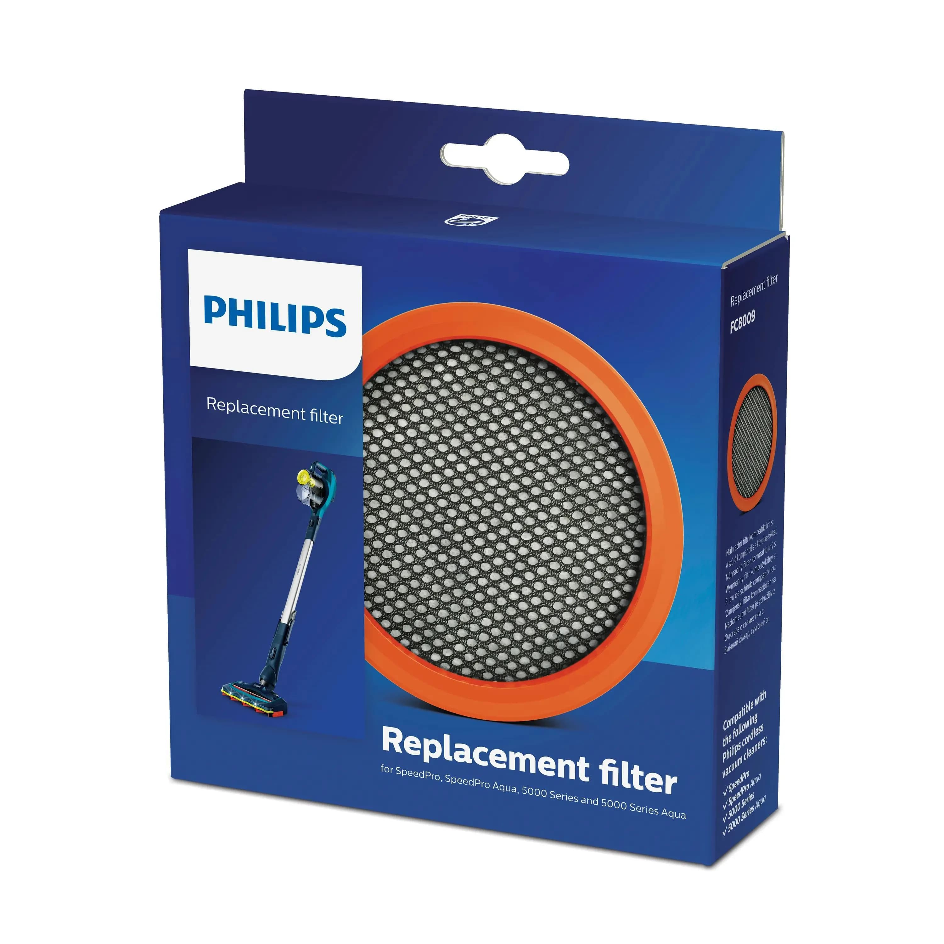 Philips SpeedPro FC8009/01 -vaihtosuodatin, musta