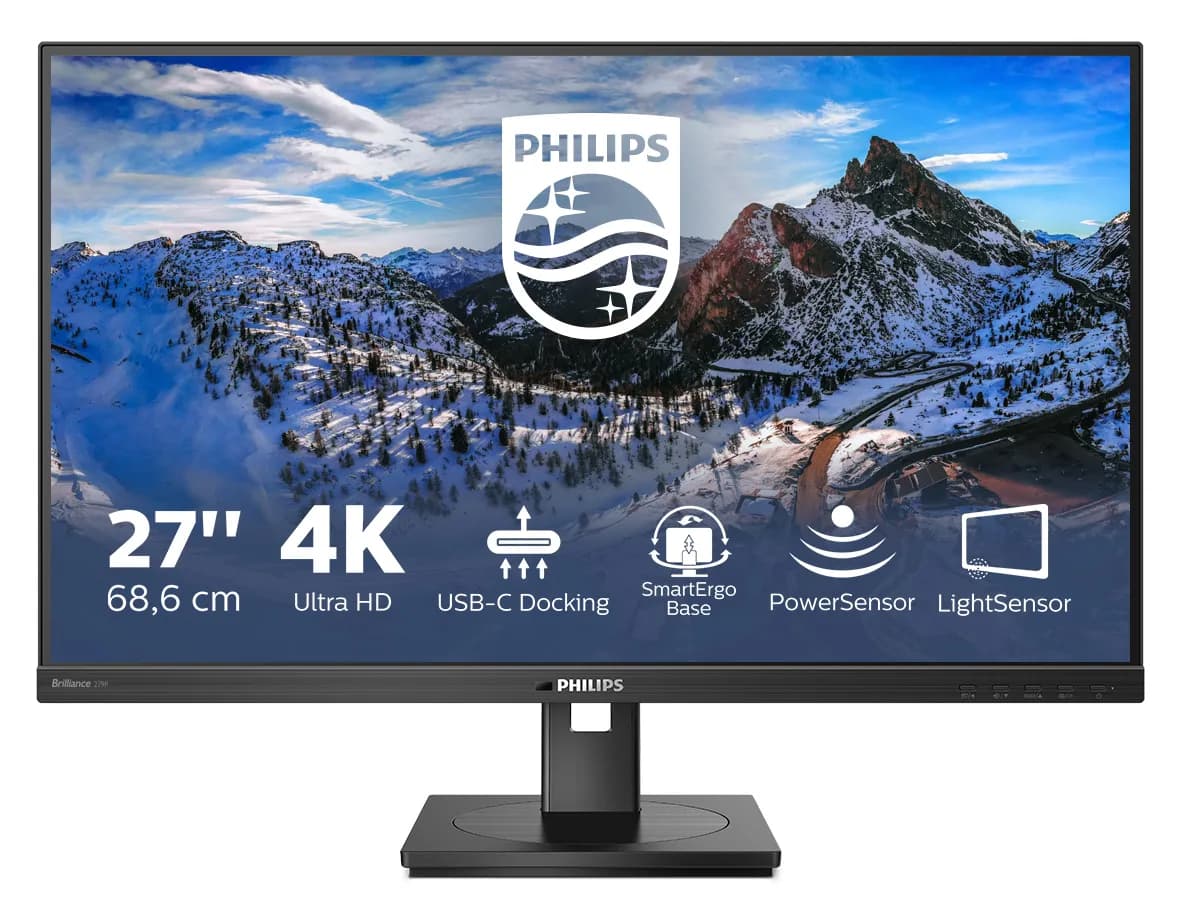 Philips Brilliance 279P1 27"" 4K UHD, IPS -näyttö, USB-C hub