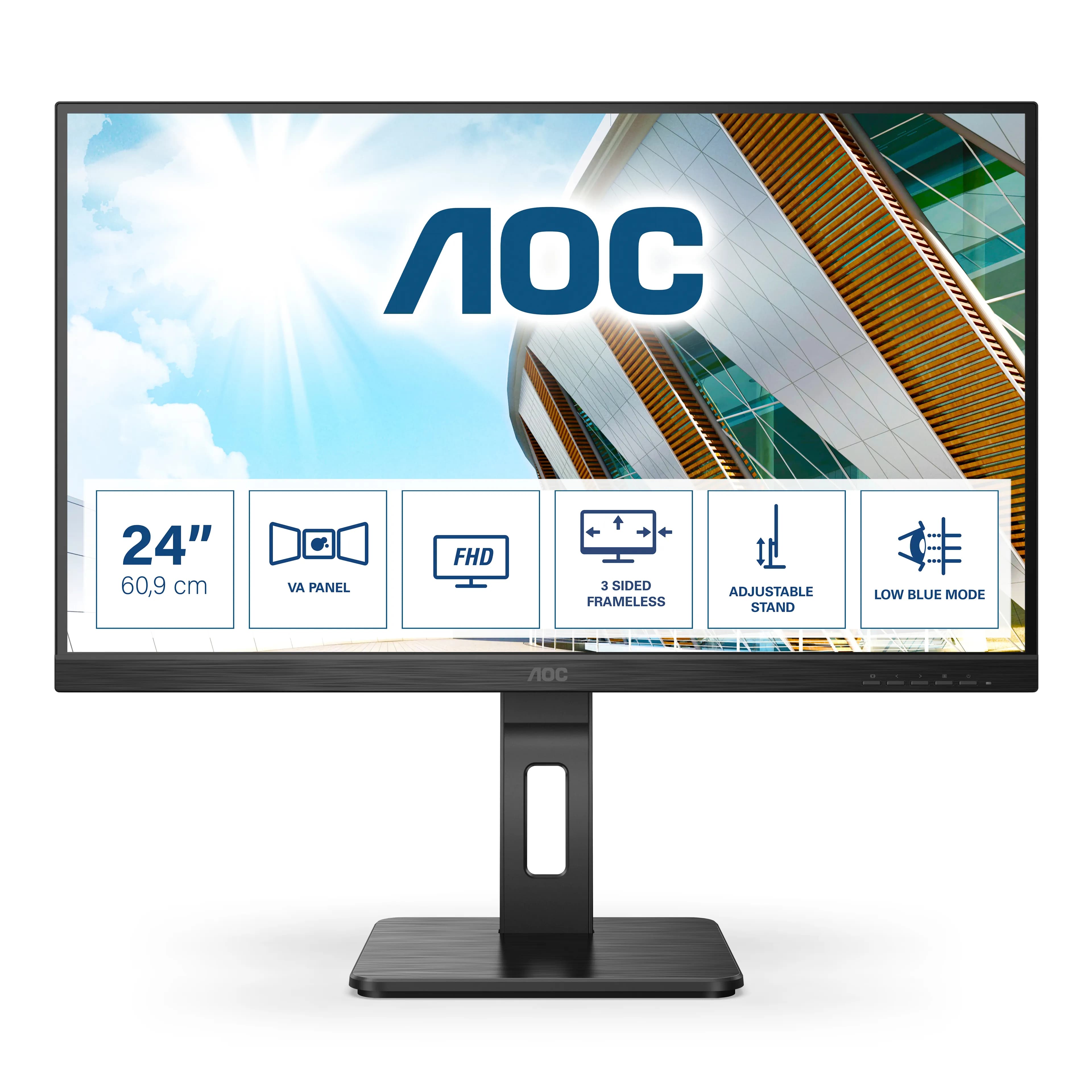 AOC 24P2QM 23.8"" Full HD, VA -näyttö