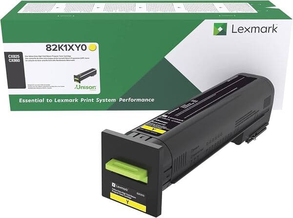 Lexmark 82K2HY0 High Yield -laservärikasetti, keltainen