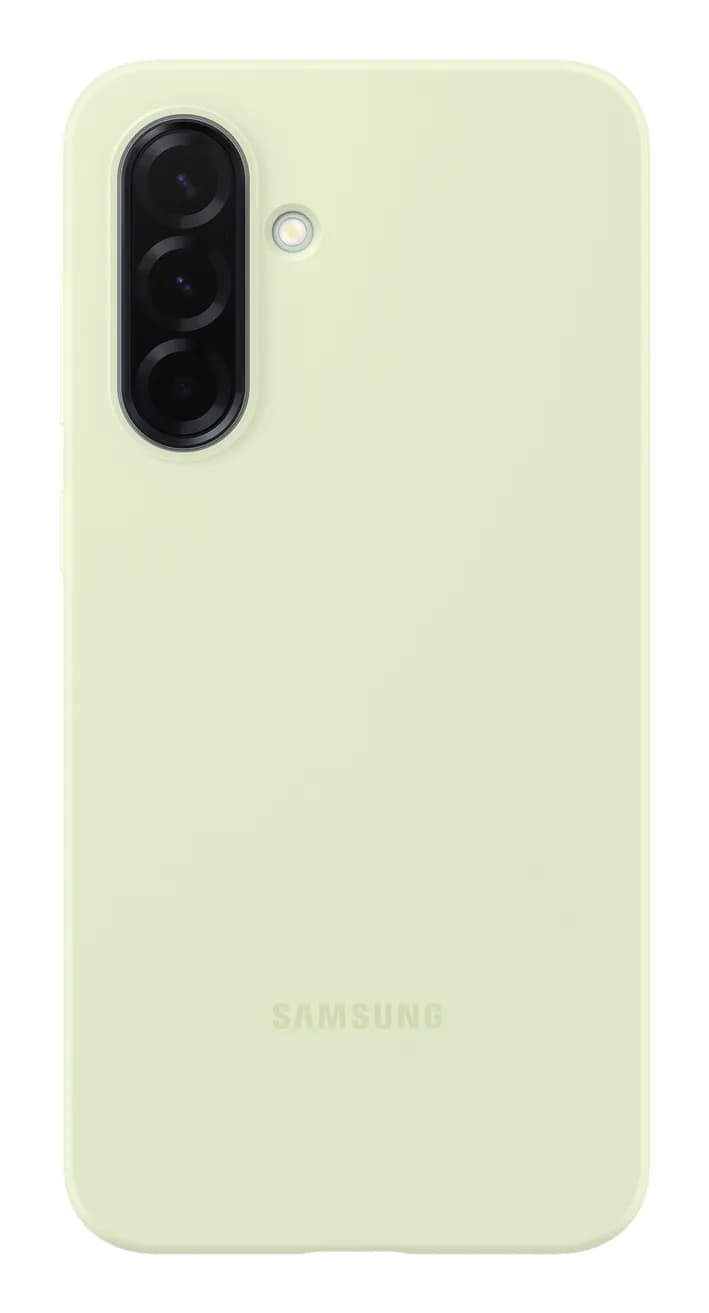 Samsung Galaxy A36 -silikonikuori, Vaaleanvihreä