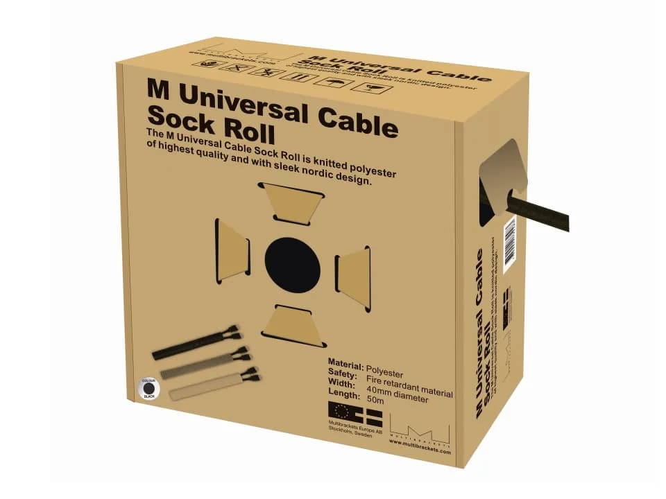 MB UNIVERSAL CABLE SOCK ROLL BL 40MM 50M