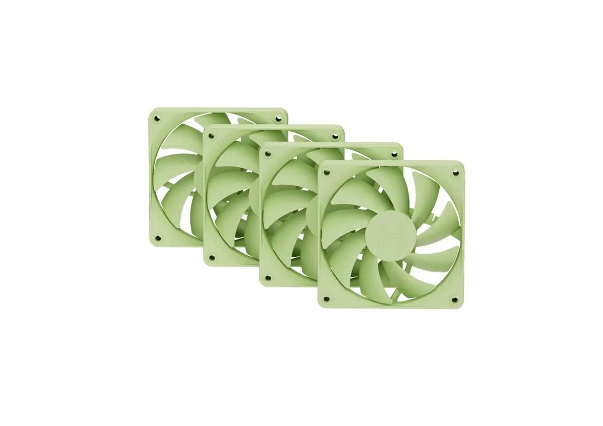 HYTE FA12, 120 mm, PWM, nestelaakeri -tuuletinsarja, 4 kpl, Matcha