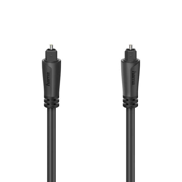 Hama HA-X1122252 TOSLINK -kaapeli, 3 m, musta