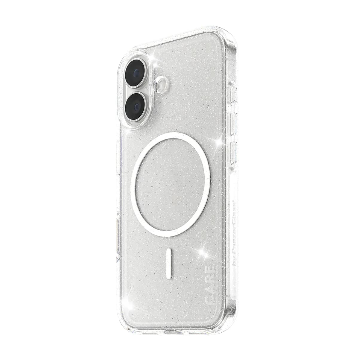 CARE by PanzerGlass Urban Explorer MagSafe, iPhone 17 -suojakuori, Star Lit / valkoinen