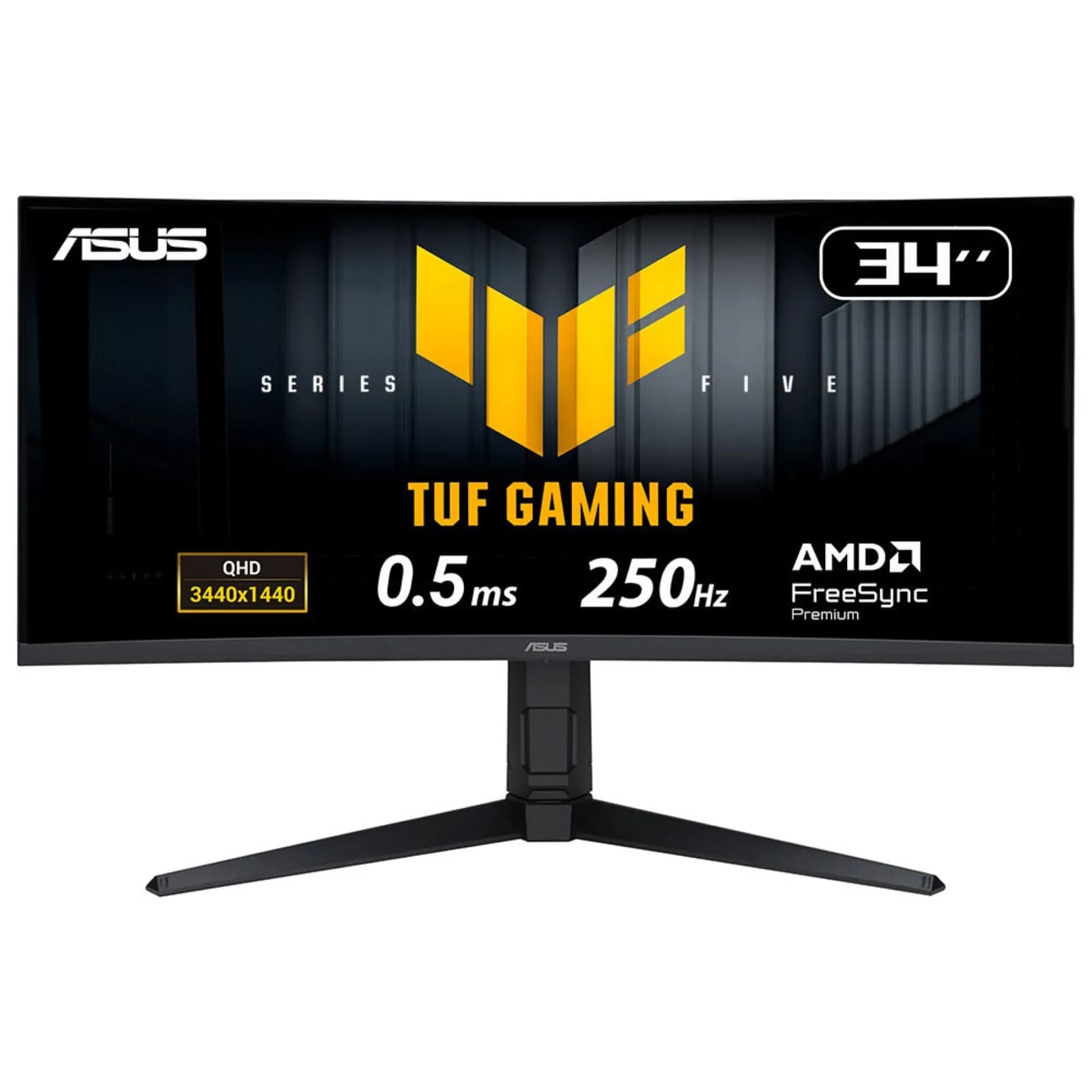 Asus TUF Gaming VG34WQML5A 34"" UltraWide Quad HD, VA, 250Hz, HDR10 -kaareva pelinäyttö