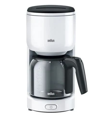 Braun PurEase KF 3100 WH 10 kupin -kahvinkeitin, valkoinen