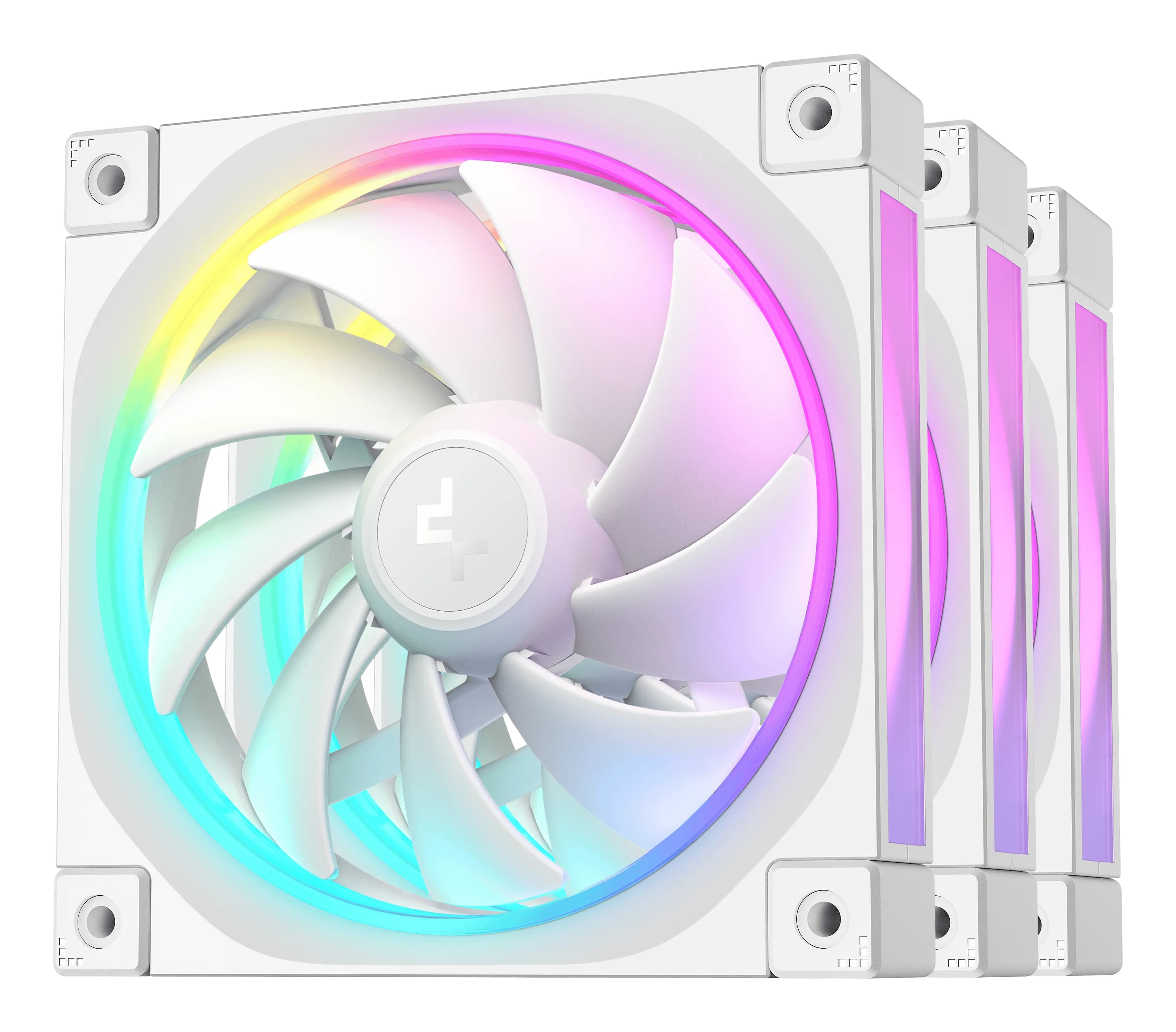 DeepCool FL12 WH 120 mm kotelotuuletin - Valkoinen (3 kappaleen pakkaus)