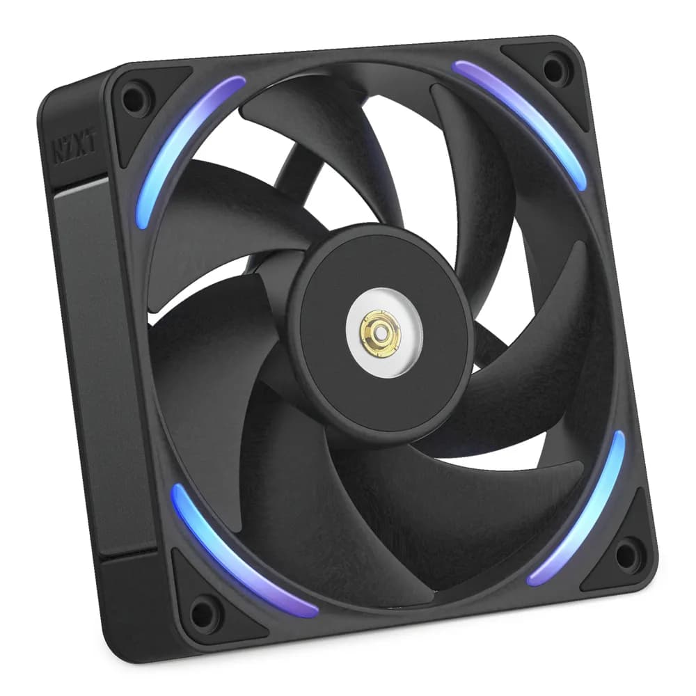 NZXT F120X Performance PWM RGB -tuuletin, Magneettilevitaatiolaakeri, 120 mm, musta