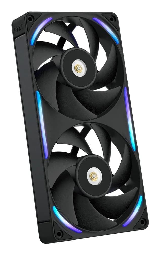 NZXT F240X PWM RGB -tuuletin, 240 mm, Magneettilevitaatiolaakeri, musta