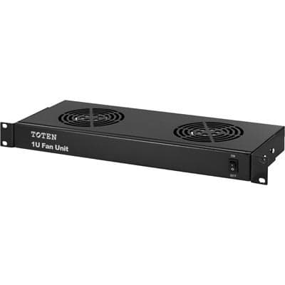 TOTEN 1U 19"" tuuletinsarja, 2 tuuletinta, 230V