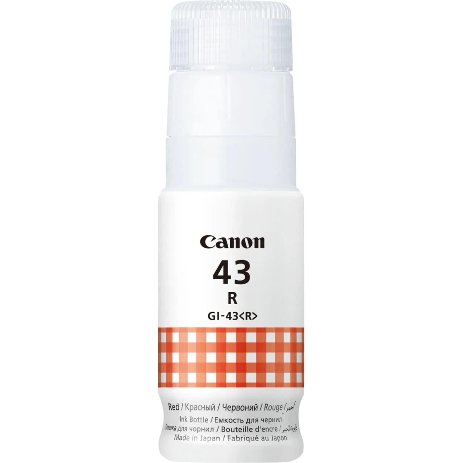 Canon GI-43R -mustepullo, 60 ml, punainen