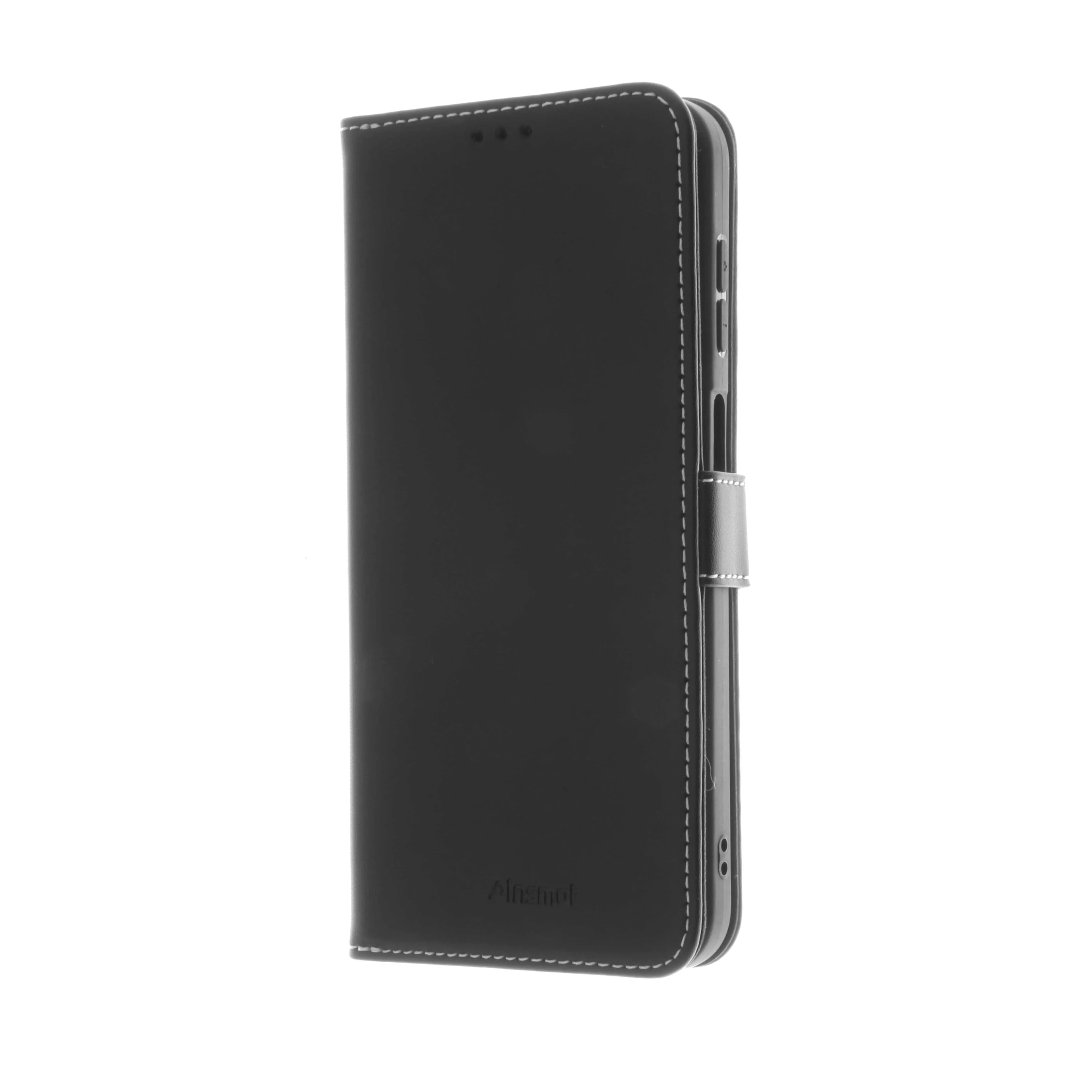 Insmat Flip Case, Galaxy XCover6 Pro -lompakkokotelo, Musta