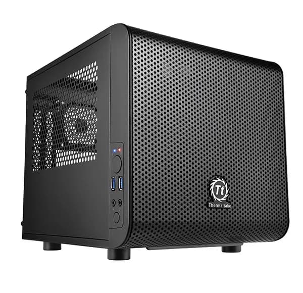 Thermaltake Core V1 -mini-ITX-kotelo ikkunalla, musta
