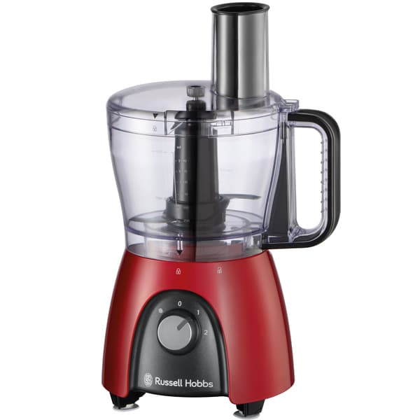 Russell Hobbs Desire -monitoimikone, 600 Wattia, 2,3 Litraa, 2 nopeutta, musta/punainen