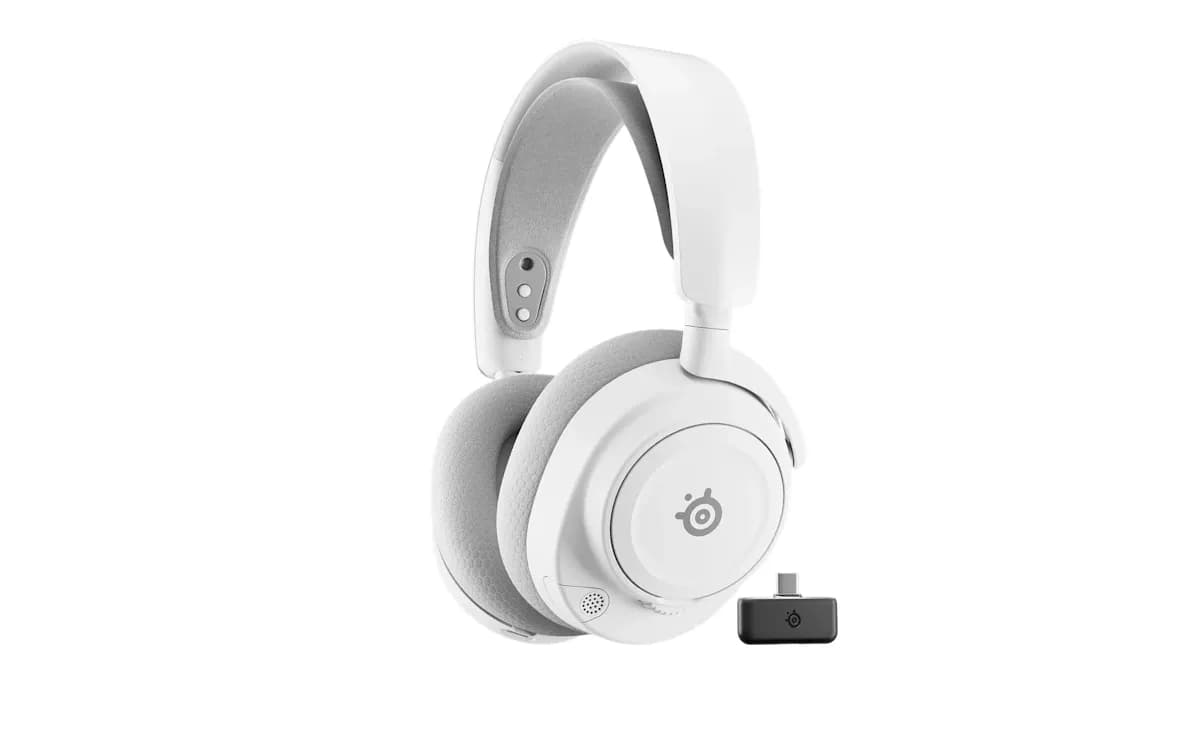 SteelSeries Arctis Nova 7 Gen 2 -langaton pelikuulokemikrofoni, valkoinen