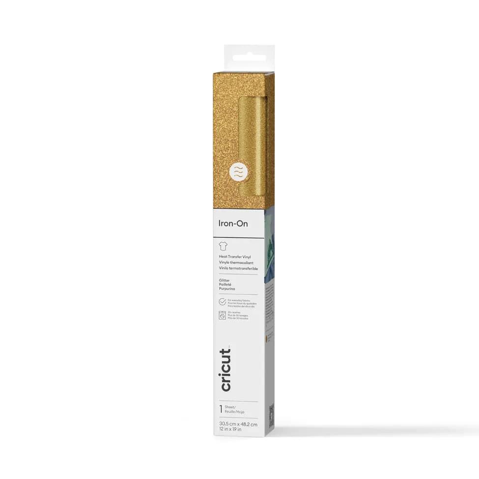 Cricut Glitter Iron-On 30x48cm (Gold)