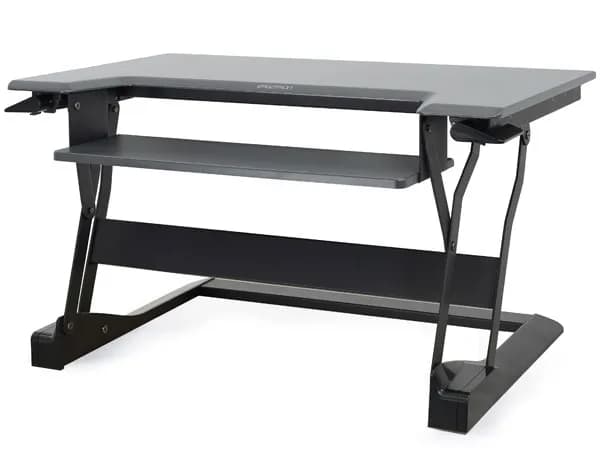 ERGOTRON WorkFit-T Istuma-Seisoma Työpöytä musta 38cm nousu, kuormaa jopa 15 kg