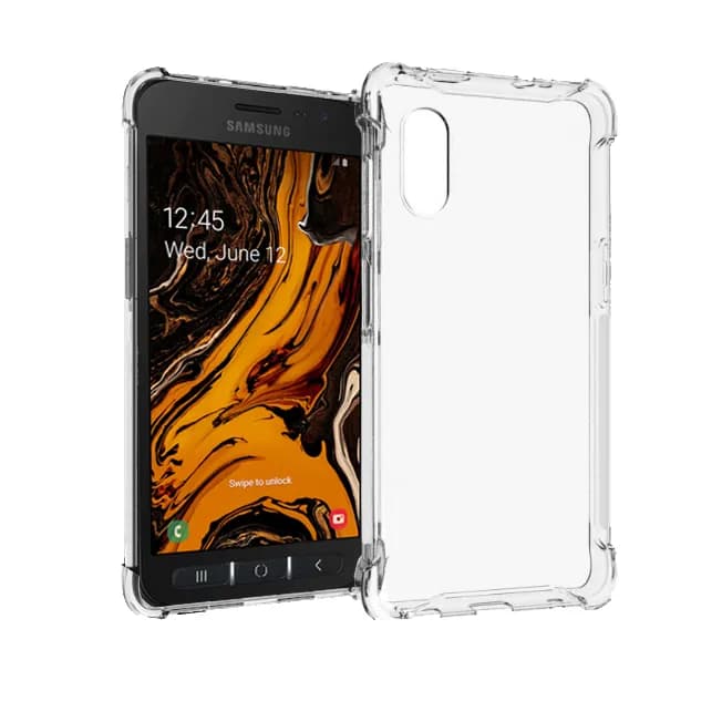 Insmat Impact Cover, Galaxy Xcover Pro -suojakuori, Läpinäkyvä