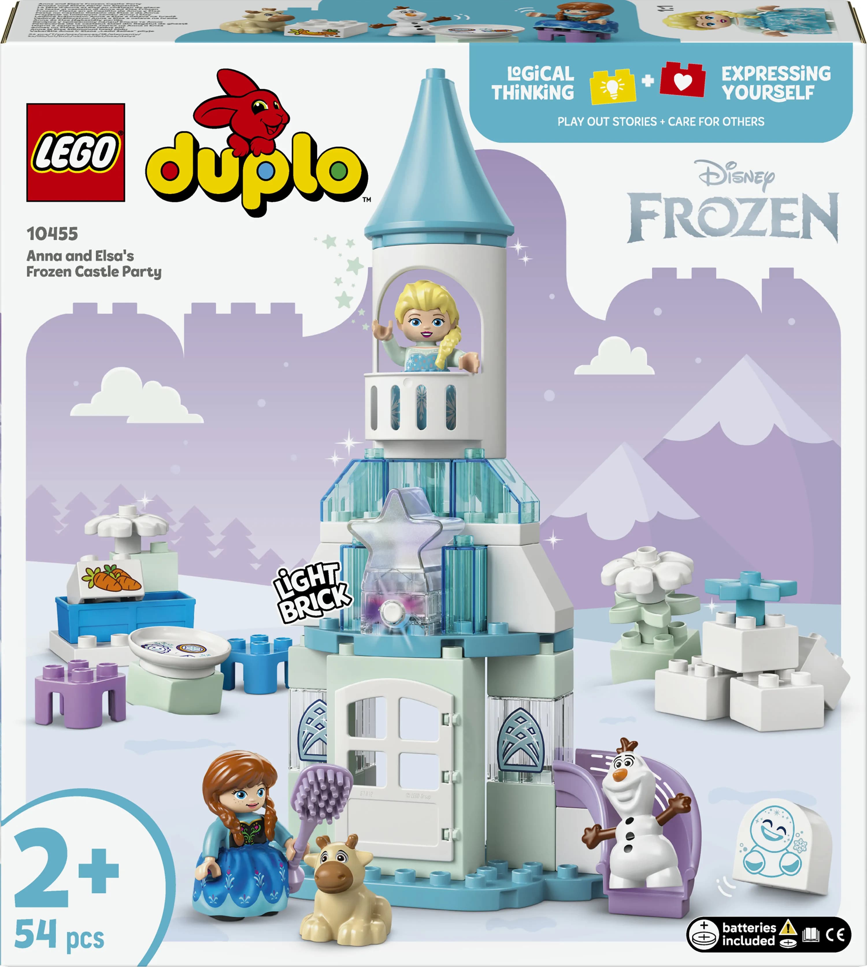 LEGO DUPLO Anna ja Elsan lumilinna 10455