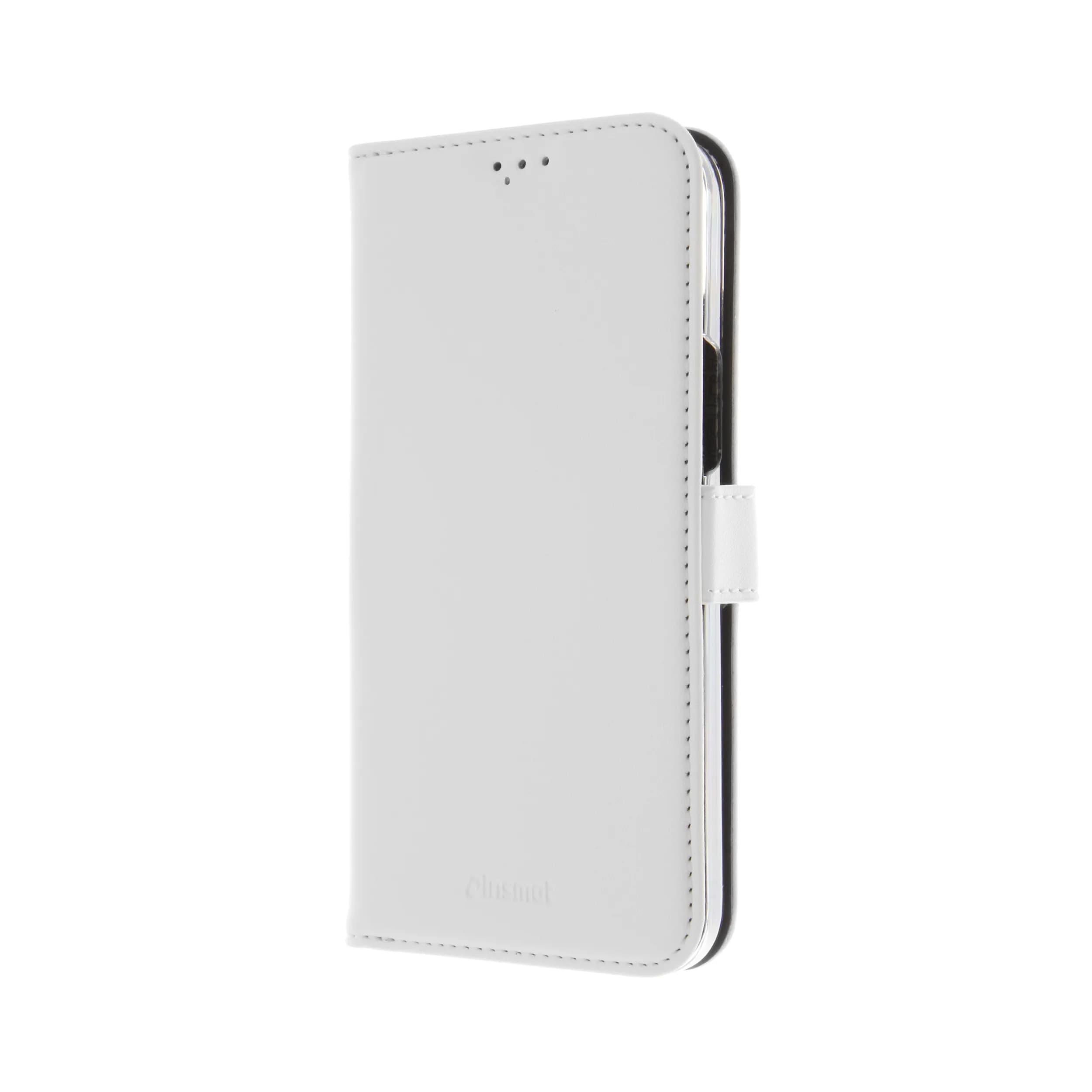 Insmat Flip Case, iPhone 15 -lompakkokotelo, Valkoinen