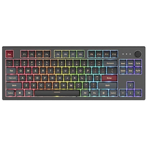 Montech MKey MK87DR Darkness -mekaaninen pelinäppäimistö, Gateron G Pro 2.0, tumma