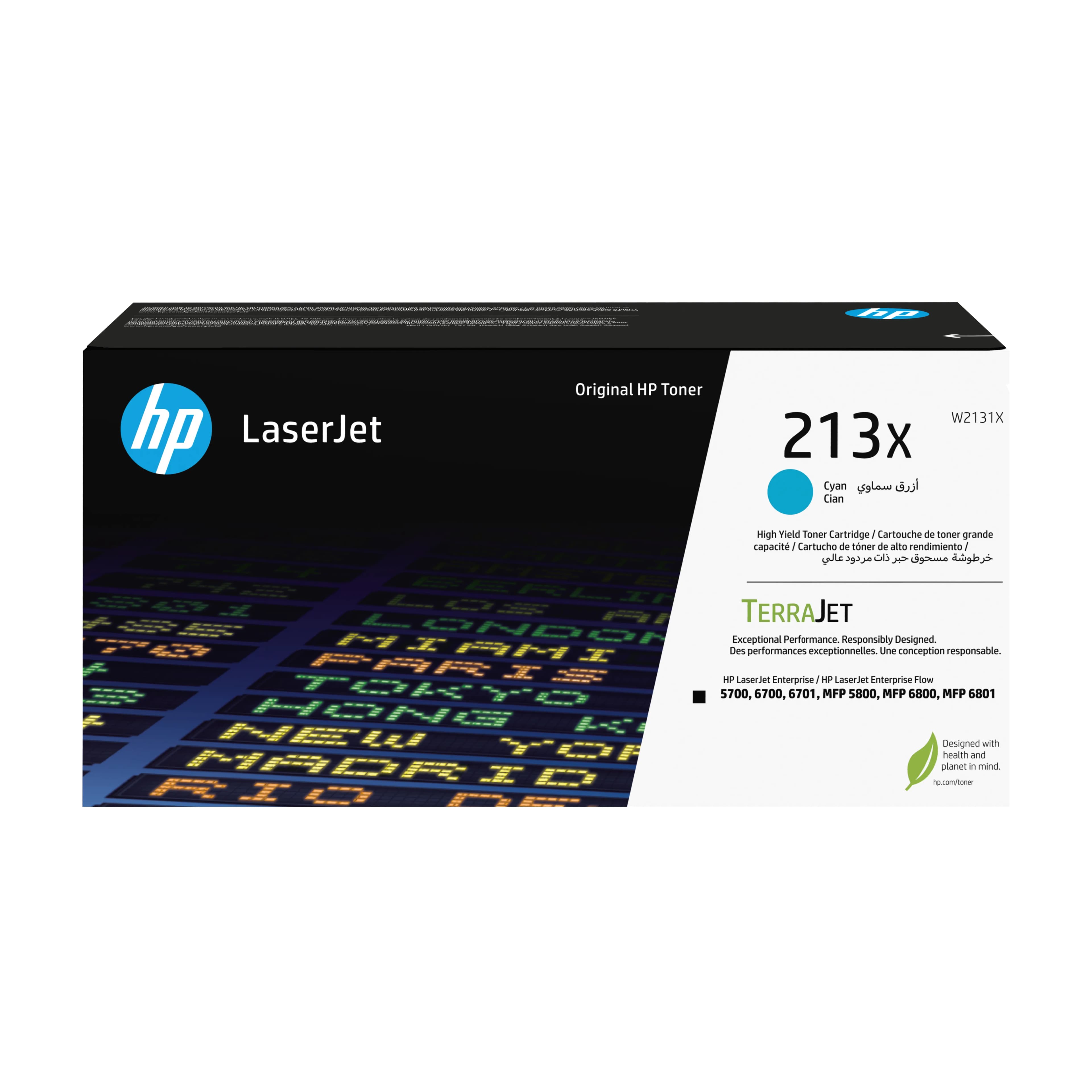 HP 213X -laservärikasetti, cyan