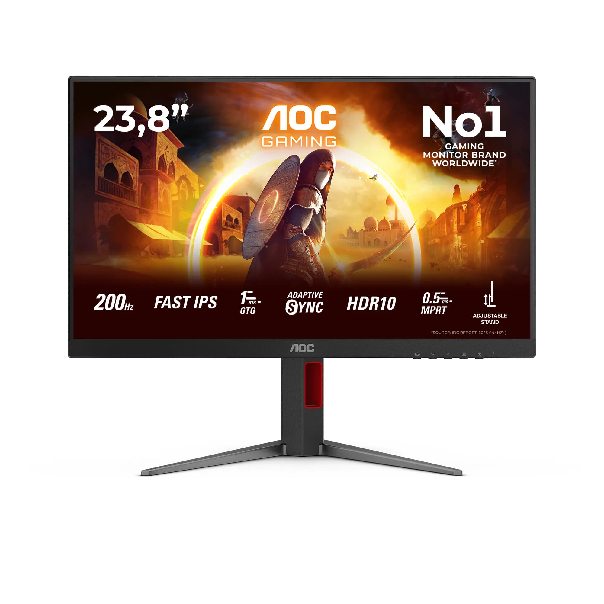 AOC 24G4HA 23.8"" Full HD, IPS, 200Hz -pelinäyttö