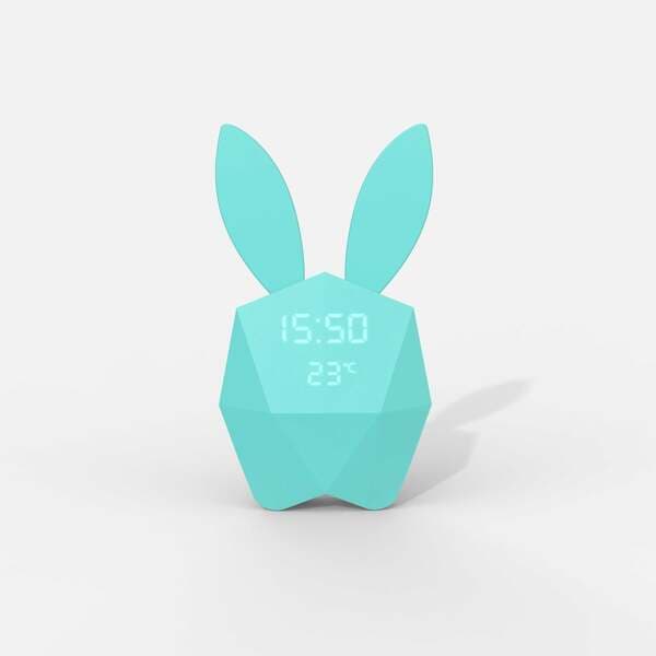 MOB Cutie Clock -herätyskello, vaaleansininen