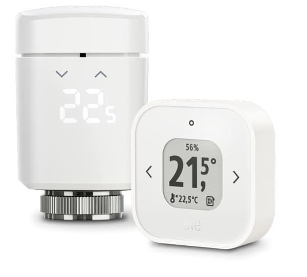Eve Thermo Comfort Set -älykäs lämmönsäätöjärjestelmä, Matter/HomeKit