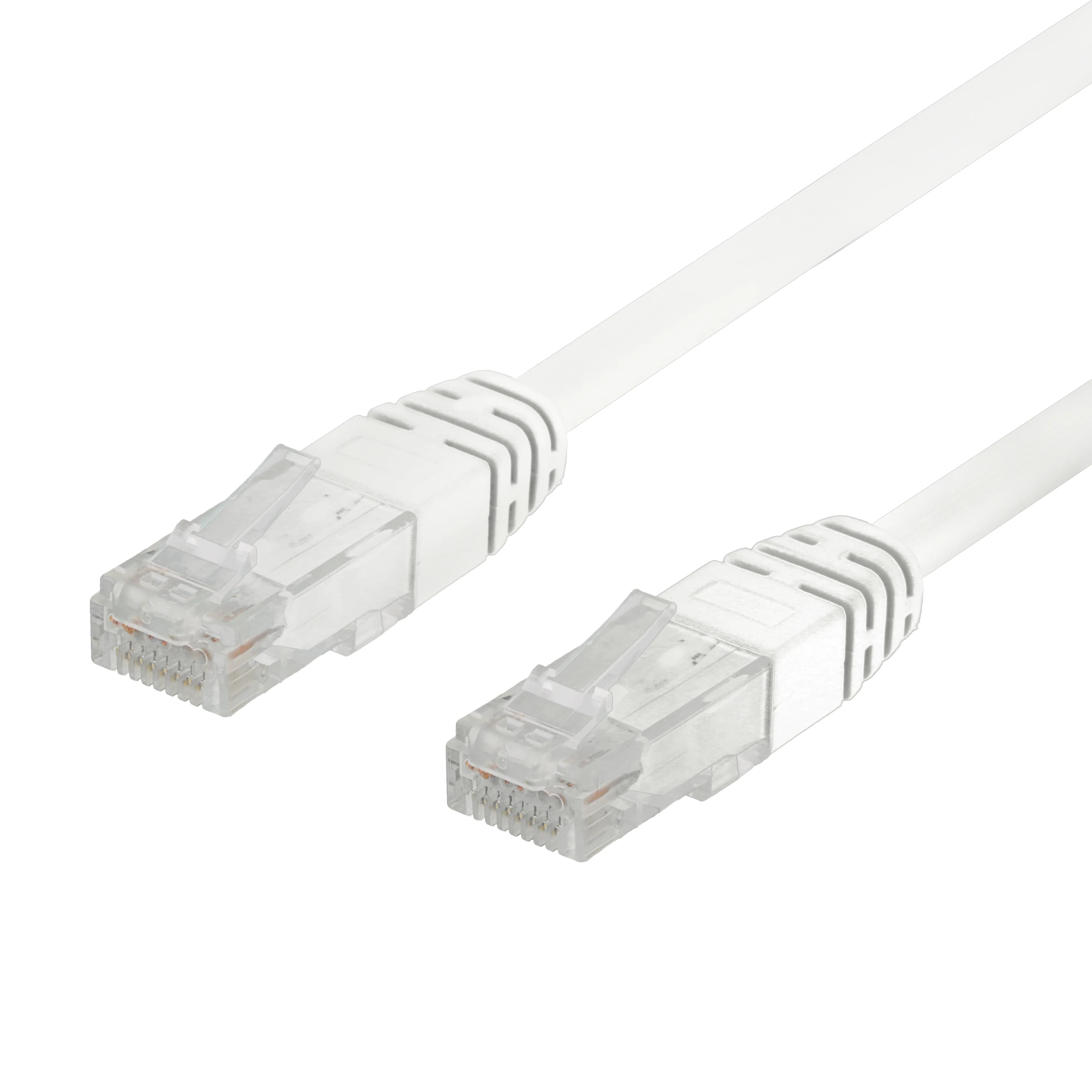 Deltaco Cat6 U/UTP RJ45 0.3m -verkkokaapeli, valkoinen