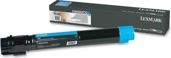 Lexmark C950 Extra High Yield-laservärikasetti, syaani